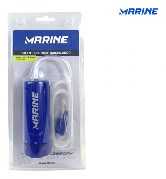 OXIGENADOR MARINE SPORTS SILENT PARA ISCAS VIVAS  AIR PUMP AZUL