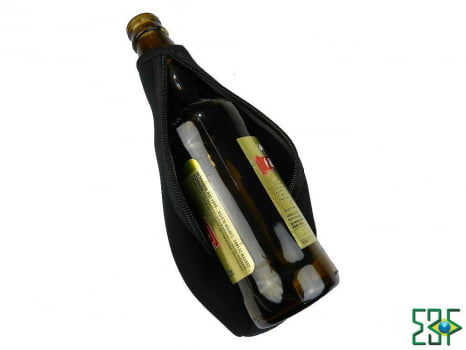 PORTA GARRAFA CERVEJA LONG NECK EBF NEOPRENE COM ZIPER