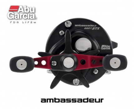 Carretilha de Pesca Abu Garcia Ambassadeur Stx 6600/6601- 5 Rolamentos - Drag: 6kg