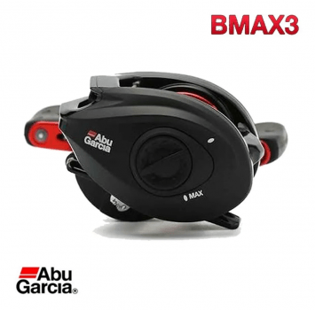 CARRETILHA DE PESCA ABU GARCIA BLACK MAX 3 - 5 ROLAMENTOS - DRAG: 8.1KG - 6.4:1