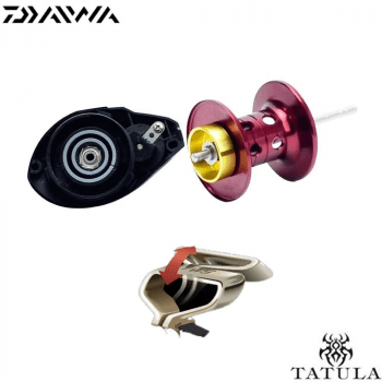 Carretilha de pesca daiwa tatula type r ct100 xs/xsl tws - 8 rolamentos - recolhimento 8.1:1 - drag:6kg