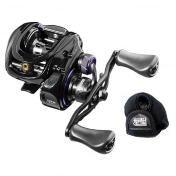 CARRETILHA DE PESCA MARINE LUBINA BLACK WIDOW GTX 11 ROLAMENTOS - 7,5KG - 9.5:1- MODELO 2022