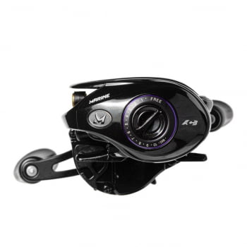 CARRETILHA DE PESCA MARINE LUBINA BLACK WIDOW GTX 11 ROLAMENTOS - 7,5KG - 9.5:1- MODELO 2022