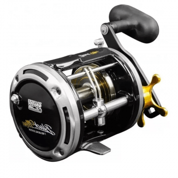 CARRETILHA DE PESCA MARINE SPORTS BLACK MAX 20  7 ROLAMENTOS  4.3:1 - PESCA MEDIA/PESADA