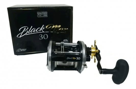 Carretilha De Pesca Marine Sports Black Max 30  7rol 4.3:1 - Pesca Media/Pesada