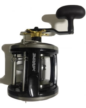 Carretilha De Pesca Marine Sports Black Max 50 7rol. 3.6:1 Pescaria Pesada Direita