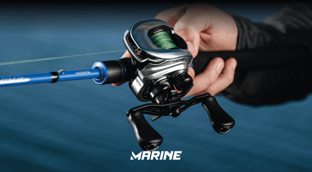 CARRETILHA DE PESCA MARINE SPORTS LEGACY - 11 ROLAMENTOS - DRAG:7KG - REC. 8.3:1