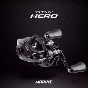 Carretilha De Pesca Marine Sports Titan Hero - 11 Rolamentos - Drag: 6.8Kg - Recolhimento: 8.1:1