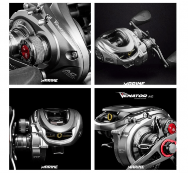 Carretilha De Pesca Marine Sports Venator Ac Gts - 12 Rjavascript:;olamentos 8.3:1 Drag: 6.3kg By Johnny Hoffmann