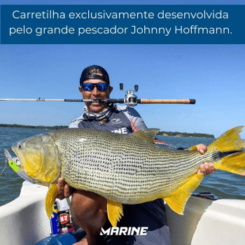 Carretilha De Pesca Marine Sports Venator Ac Gts - 12 Rjavascript:;olamentos 8.3:1 Drag: 6.3kg By Johnny Hoffmann