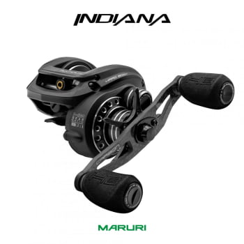 CARRETILHA DE PESCA MARURI INDIANA 12000 - 12 ROLAMENTOS - DRAG: 6,8KG - REC.:8.1:1 - EM ALUMINIO