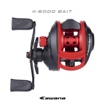 CARRETILHA DE PESCA MARURI KAWANA 6000 BAIT - DRAG: 5.5KG - RECOLHIMENTO: 8.1:1