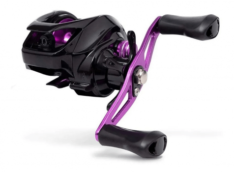 CARRETILHA DE PESCA MARURI LUKE SLIM PURPLE - 5 ROLAMENTOS - DRAG: 6KG