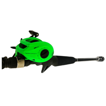 CARRETILHA DE PESCA MARURI MONTANA BG 10000 - 10 ROLAMENTOS - DRAG: 6.5KG - VERDE