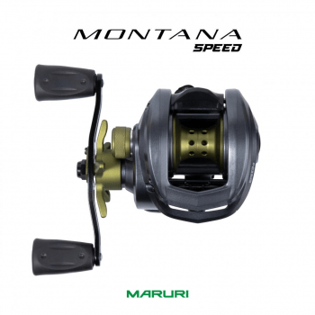 CARRETILHA DE PESCA MARURI MONTANA SPEED - 10 ROLAMENTOS - DRAG: 6,5KG - 8.1:1