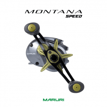 CARRETILHA DE PESCA MARURI MONTANA SPEED - 10 ROLAMENTOS - DRAG: 6,5KG - 8.1:1