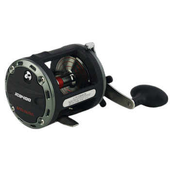 CARRETILHA DE PESCA REELSKING JCB 400 - 13 ROLAMENTOS - DRAG:24KG - PESCA PESADA