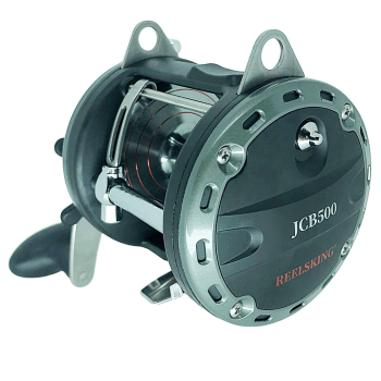 CARRETILHA DE PESCA REELSKING JCB 500 - 13 ROLAMENTOS - DRAG:28KG - PESCA PESADA