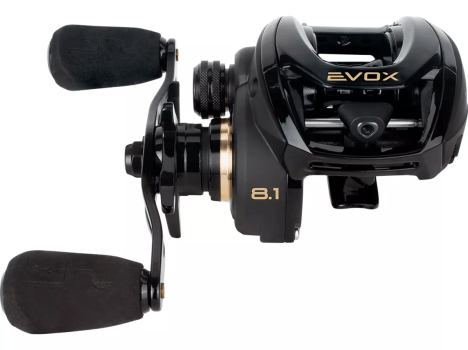 CARRETILHA DE PESCA SAINT EVOX BLACK EDITION - 7 ROLAMENTOS - DRAG: 8KG - 8.1:1