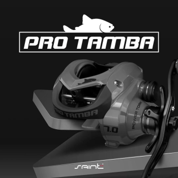 CARRETILHA DE PESCA SAINT PRO TAMBA BIG GAME - 7 ROLAMENTOS - DRAG: 10KG - REC.:7.0:1