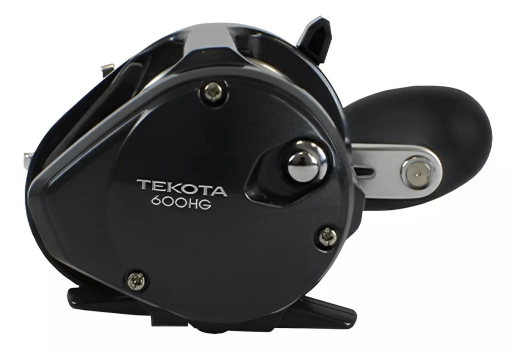 CARRETILHA DE PESCA SHIMANO TEKOTA A 600HG - 4 ROLAMENTOS - DRAG:11KG - REC. 6.3:1