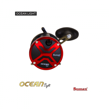 CARRETILHA DE PESCA SUMAX OCEAN LIGHT OCL 20 - 4 ROLAMENTOS - DRAG: 6KG - PESCA MEDIA/PESADA