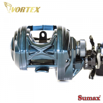 CARRETILHA DE PESCA SUMAX VORTEX VTX 11000 - 11 ROLAMENTOS - DRAG: 9KG - REC.:7.5:1