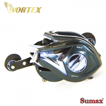 CARRETILHA DE PESCA SUMAX VORTEX VTX 11000 - 11 ROLAMENTOS - DRAG: 9KG - REC.:7.5:1