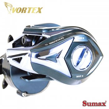 CARRETILHA DE PESCA SUMAX VORTEX VTX 11000 - 11 ROLAMENTOS - DRAG: 9KG - REC.:7.5:1