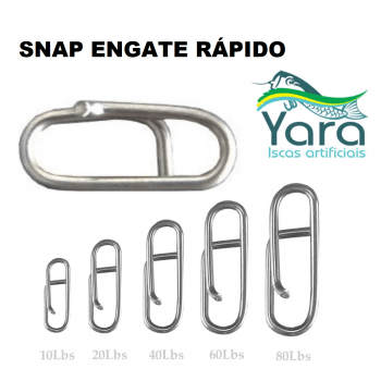 Snap Engate Rapido Yara Aço Inox Reforçado - Varios Tamanhos