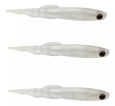 ISCA ARTIFICIAL MONSTER 3X M3X BACASHAD 13CM BY FABIO BACA C/ 3 UNIDADES - VARIAS CORES