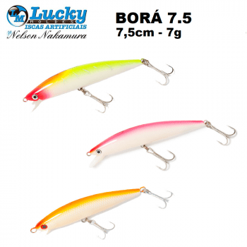 Isca Artificial Nelson Nakamura Bora - Meia Agua - 7.5 - 7,5cm - 7g