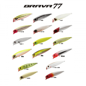 KIT DE 3 ISCAS MARINE SPORTS BRAVA 77 - 7,7CM - 7,2G