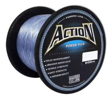 LINHA DE PESCA MARINE SPORTS ACTION POWER PLUS GREY 0,280MM / 600MT - 14LB/6,3KG