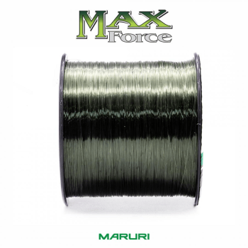 LINHA DE PESCA MONOFILAMENTO MARURI MAX FORCE VERDE 0.31MM - 21LB(9,5KG) - 500M