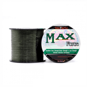 LINHA DE PESCA MONOFILAMENTO MARURI MAX FORCE VERDE 0.33MM - 24LB(11,0KG) - 500M