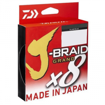 Linha de Pesca Multifilamento Daiwa J-Braid X8 Verde Musgo - 15lbs - 0.19mm - 135m