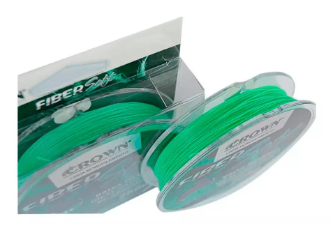 LINHA MONOFILAMENTO FIBER SOFT GREEN 0,33MM 22LB 250 METROS