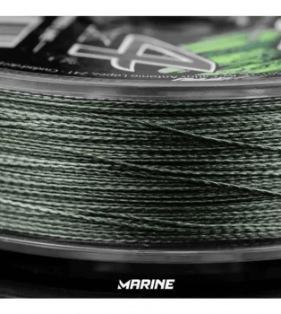 Linha Multifilamento Marine Sports X4 Saigon Army Green 0,15mm 15lbs 100m