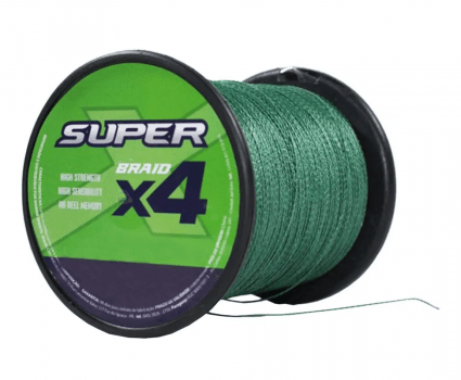 Linha Multifilamento Marine Sports X4 Super Braid Green 0,24mm - 13KG - 30lbs 500m