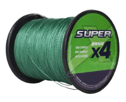 Linha Multifilamento Marine Sports X4 Super Braid Green 0,24mm - 13KG - 30lbs 500m