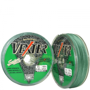 LINHA MULTIFILAMENTO VEXTER 100m GREEN(VERDE) 0,25mm 25lbs -