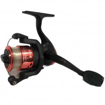 Kit de 2 Molinetes De Pesca Ultra Light Taue Sy200 Vermelho - 3 Rolamentos Com Linha