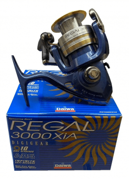 Molinete De Pesca Daiwa Regal 3000 Xia - 10 + 1 Rolamentos - Recolhimento 5.3:1 Carretel Extra