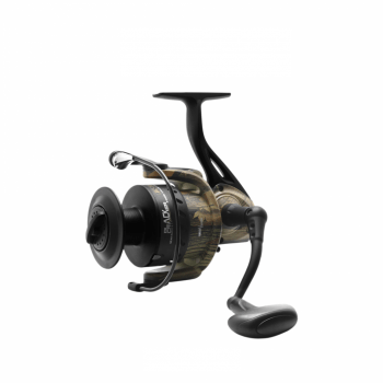 Molinete De Pesca Maruri Black Cracker 6000 - 5 Rol.- Drag:8kg - Aluminio - Camuflado - Pesca Media/Pesada