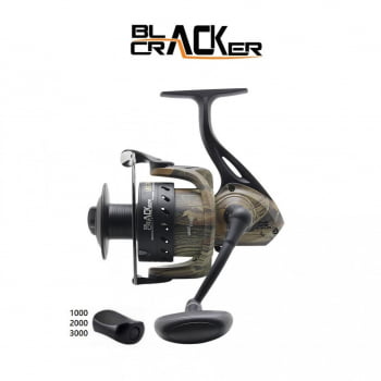 Molinete De Pesca Maruri Black Cracker 6000 - 5 Rol.- Drag:8kg - Aluminio - Camuflado - Pesca Media/Pesada