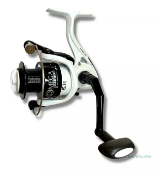 Molinete De Pesca Maruri Omega 4000 CB  - 5 Rolamentos - 5.1:1 - Drag: 6Kg - Carretel De Longo Arremesso