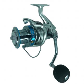 Molinete de Pesca Praia AQ 10000 -13 Rolamentos - Drag:25kg - Carretel Alumino - Extra Grande