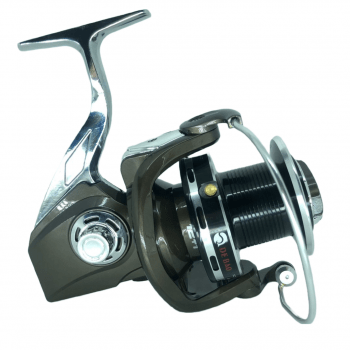 Molinete de Pesca Praia Debao RS 8000 -13 Rolamentos - Drag:20kg - Em Alumino - Grande