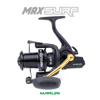 MOLINETE DE PESCA PRAIA LONG CAST MARURI MAX SURF 6000 - 8 ROLAMENTOS - DRAG: 20KG